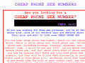 Sex chat, cheap phone sex number, toll free phone sex