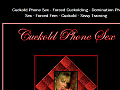 Cuckold Phone Sex - Forced Cuckolding - Domination - Feminization - Cuckold Sissy Training