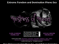 Femdom Domination Phone Sex: Mean Femdom Mistresses - Severe Verbal Humiliation
